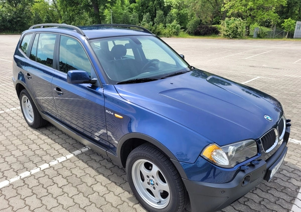 BMW X3 cena 24500 przebieg: 194000, rok produkcji 2005 z Wilamowice małe 211